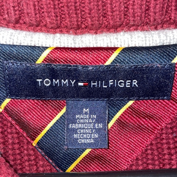 Tommy Hilfiger men’s cable knit cardigan button down sweater size : medium - Picture 9 of 10